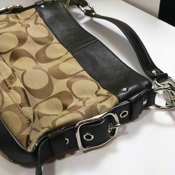 [Coach] Brown Medium Signature Zoe Hobo - Picture 8 of 8